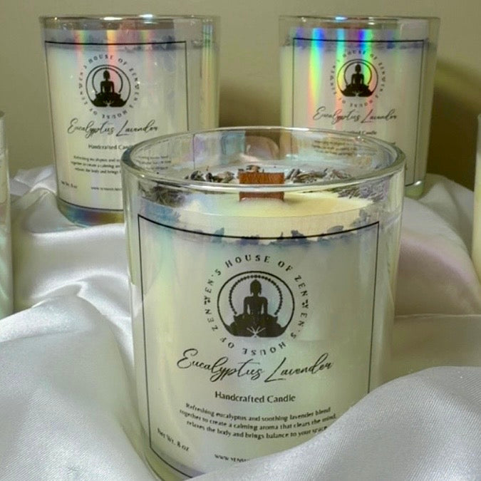 Eucalyptus Lavender Luxe | Soy Wax Candle | 8 oz