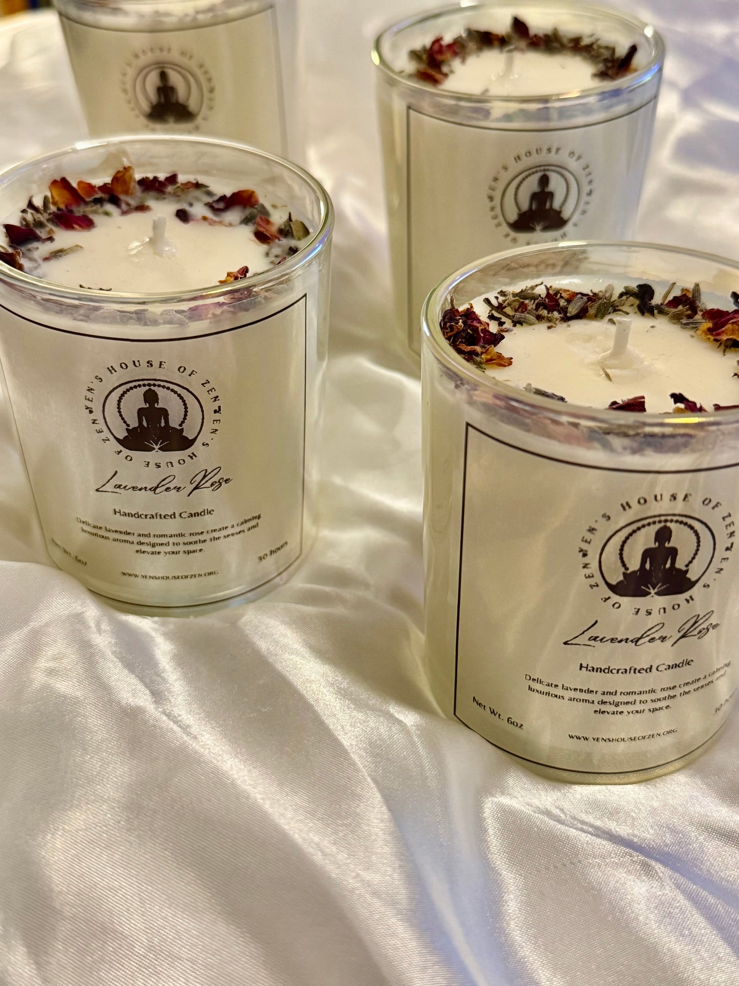 Lavender Rose | Soy Wax Candle | 8 oz