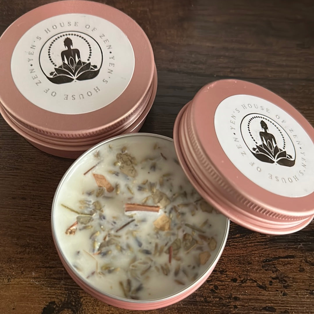 Handmade Soy Wax Tins- Eucalyptus Lavender